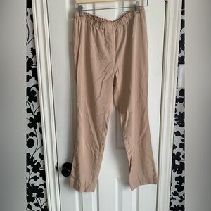Peter Nygard Light taupe Elastic Waist Pants light breezy spring comfy